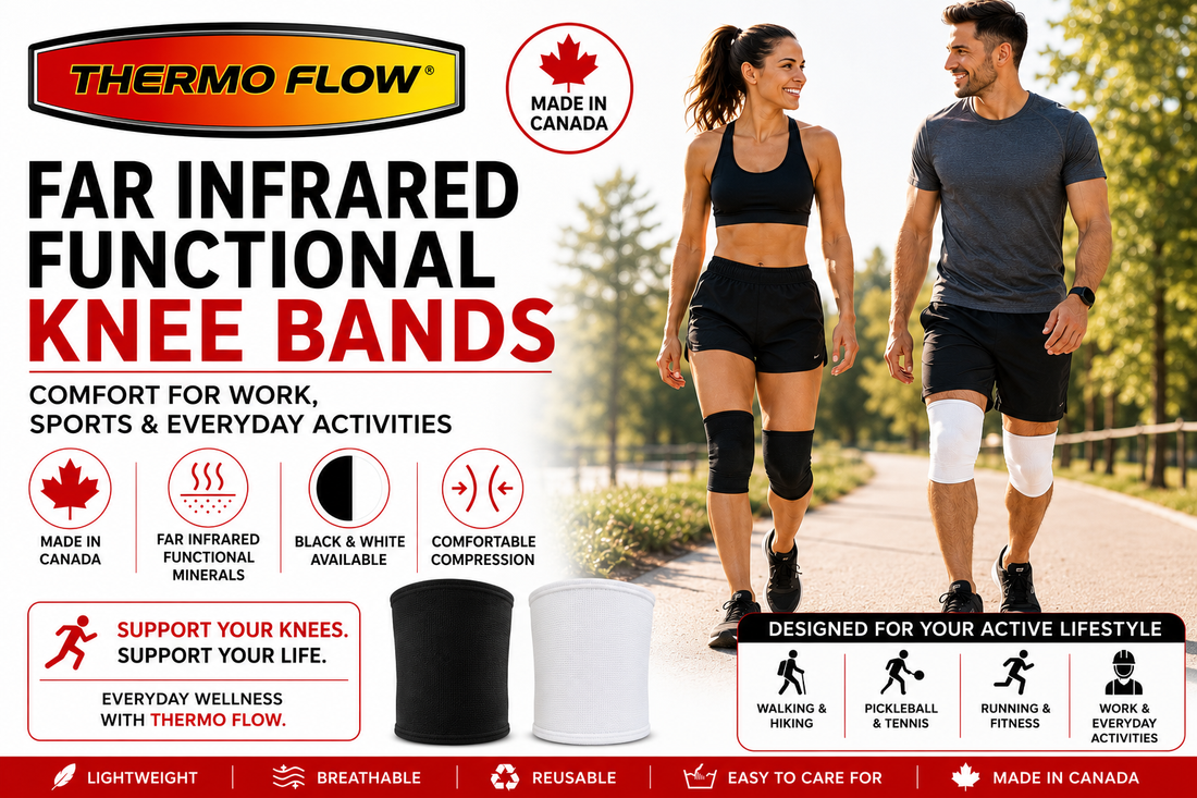Far Infrared Functional Knee Bands: Comfort for Work, Sports, and Everyday Activities