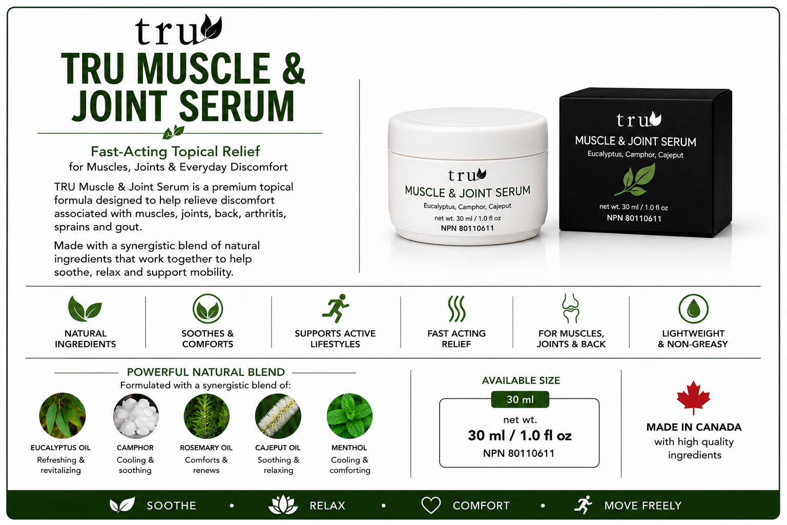 TRU Muscle & Joint Serum