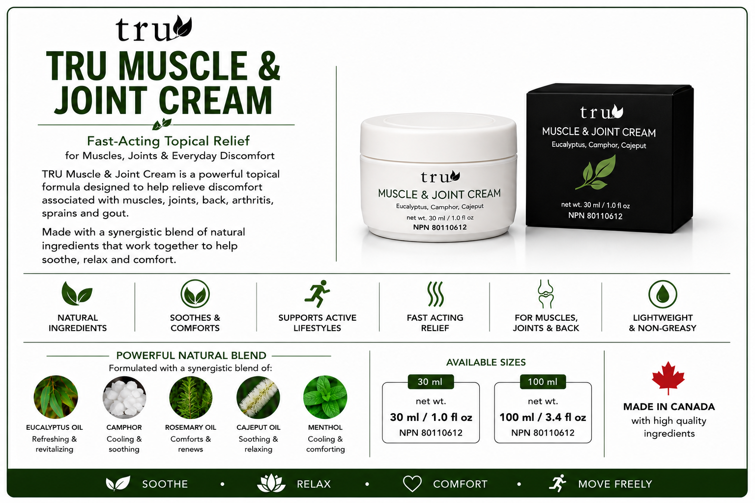 TRU Muscle & Joint Cream
